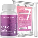 Suppositoires vaginales d'acide borique pour les femmes avec des applicateurs suppositoires - pilules d'acide borique supportent le contrôle de l'odeur vaginale - 30 suppositoires 7 applicateurs