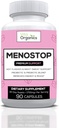 MenoStop - Flashs chauds et soutien à la ménopause - Black Cohosh, Ashwagandha, Dong Quai, Prebiotic and Probiotic Blend - 30 jours d'approvisionnement