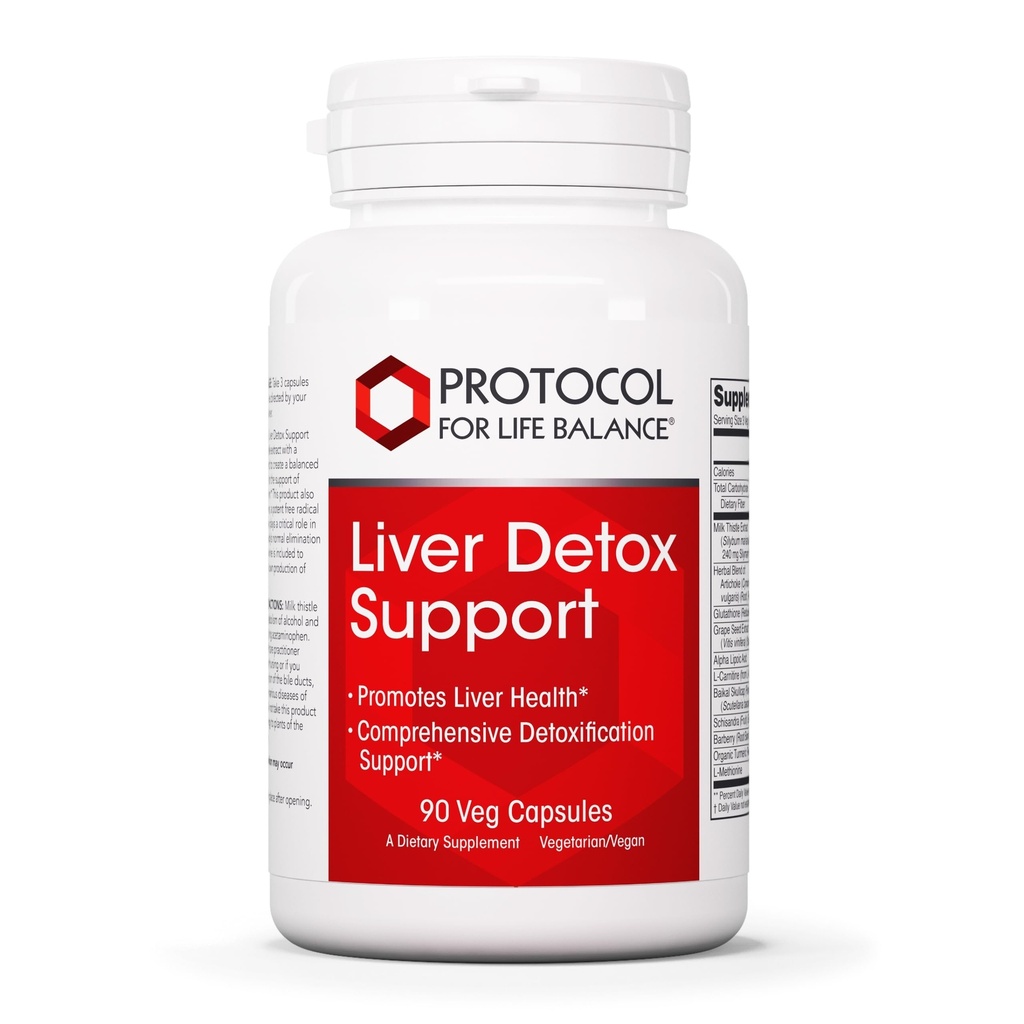 Protocole Détox du foie - Détox du foie - Supplément de glutathion - Thistle de lait et méthionine - Sans lait et végétalien - 90 gélules