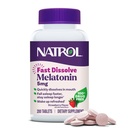 Natrol Melatonin 5mg Comprimés à dissolution rapide, Suppléments de soutien du sommeil pour adultes, Saveur de fraise, 200 comprimés, jusqu'à 200 jours d'approvisionnement