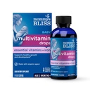 Mommy's Bliss Baby Multivitamine + Fer, Vitamines essentielles quotidiennes pour le soutien immunitaire, croissance saine et développement des os*, 2 mois+, 30 ml, liquide