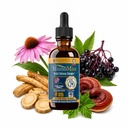 MunoMax - Supplément de support immunitaire avancé - Livraison liquide pour une meilleure absorption - Echinacea, Astragalus, Reishi, Goldenseal, Elderberry & More!