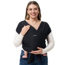 Porte-bébé Momcozy, Facile à porter Porte-bébés, Mains légères Porte-bébé, Porte-bébé réglable pour nouveau-né de 8 à 35 lbs, Noir