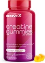Revive X Glumies de gluten, Gummes de créatine 3G, goutte de citron, 30 portions, 90 comte, Monohydrate, Muscle Builder, Créatine pour les femmes, Créatine, Gummes de gluten, (Award Winning)