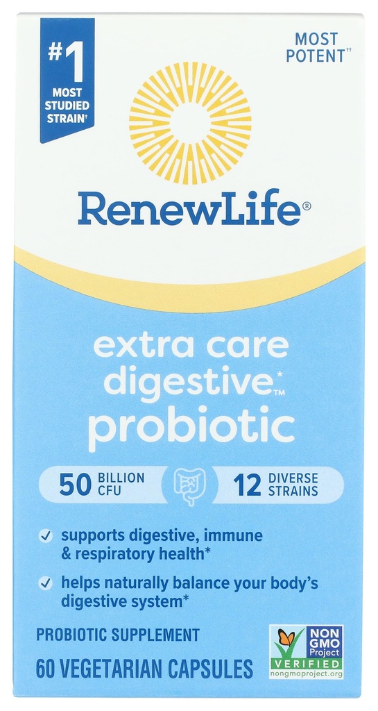 Renouveler la vie Ultimate Flora soins supplémentaires probiotiques 50 milliards, 60 CT