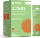 Stress Support Mélange de boisson calme Supplément pour aider à l'énergie, l'humeur et l'équilibre Niveaux de cortisol, Relaxation Adaptogène naturel Mélange de poudre calme à base de plantes 10 Pack