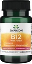 Swanson Vitamin B-12 Lozenges 1000 mcg 100 Lozenges