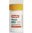 Pack spécial de 5 -NIACIN TAB 100MG Rugby 100TB Watson Labs, INC (PSI) NO Post