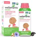 Wellements Soutien à la constipation biologique pour les bébés et les tout-petits de 6 mois et plus (4 Fl Oz)