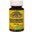 Mélange naturel concentré de canneberges 500 mg Gels doux - 60 ct, boîte de 3