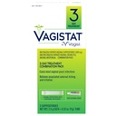 Vagisil Vagistat Traitement de l'infection à levure de 3 jours pour les femmes, soulage les démangeaisons externes et l'irritation - 2% Crème de nitrate de miconazole externe, 3 suppositoires et applicateurs jetables (paquet de 1)