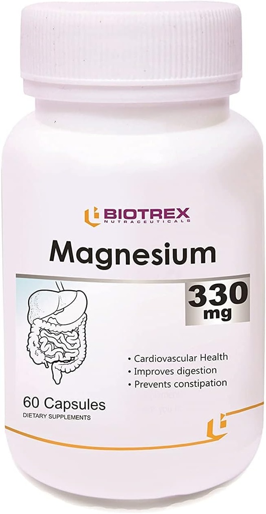Panihari Biotrex Nutraceuticals Magnésium 330Mg Capsules - 60 Compte