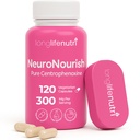 NeuroNourish (Centrophénoxine) 300mg - DMAE & pCPA, 120 Capsules végétariennes, 4 mois d'approvisionnement, Nootrope naturel pour renforcer la mémoire, la focalisation et la fonction cognitive, certifié GMP, fabriqué aux États-Unis