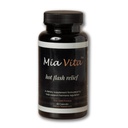 FEMMEPHARMA Mia Vita Hot Flash Suppléments pour la ménopause non-OGM règlement d'hormone naturelle pour les sueurs de nuit noir Cohosh & Dong Quai 60 capsules (30 jours d'approvisionnement)