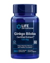 Life Extension Ginkgo Biloba Certified ExtractMC, 120 mg, aide à maintenir la mémoire et la cognition, sans gluten, sans OGM, végétarien, 365 capsules