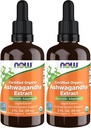 MAINTENANT Suppléments, Ashwagandha Extrait liquide, Organic, Immuni System Support, 2 Fluid Ounces (Pack de 2)