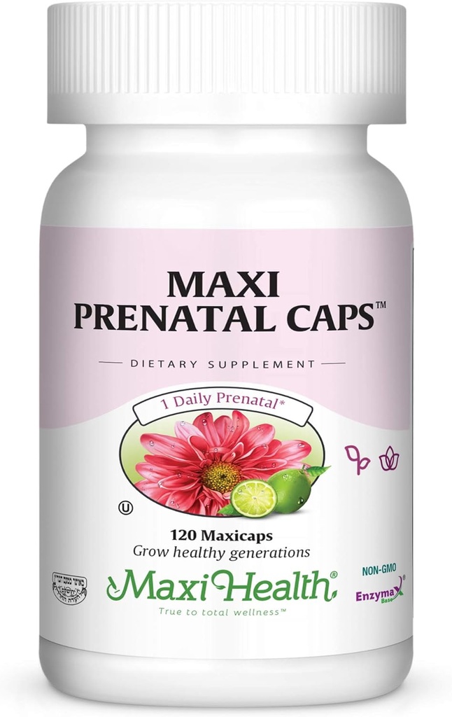 Vitamines prénatales pour les femmes – Multivitamine complète de grossesse avec acide folique, fer, vitamine D3, B12, zinc et biotine – soutien prénatal quotidien avant, pendant et après la grossesse – 120 capsules