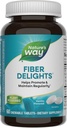 Nature's Way Fibre Délices Fibre quotidienne pour la régularité*, Vanilla Aromatisée, 60 comprimés à croquer