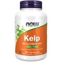 MAINTENANT Suppléments, Kelp 325 mcg d'iode naturelle, soutient la fonction thyroïdienne saine*, Super Vert, 250 gélules