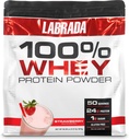 Labrada Nutrition 100% poudre de protéines de lactosérum, fraise, 4,13 lb