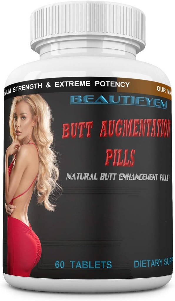 Augmentation des buttes Pills Boot Enlargement, Enhancement des buttes. Enhancer les pilules. Croissance de cul sans besoin d'une crème de cul. Glutes naturels plus grands. 60 comprimés
