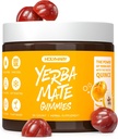 HOLYMARY Yerba Mate Gummies, Quince - Fabriqué avec du Yerba Mate biologique, non grillé. Gratuit de la caféine ajoutée. Vegan, Non-OGM, Sans gluten, Kosher. 50 Delicious Supplément Gummies