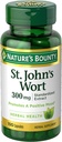 Nature's Bounty St. John's Wort 300mg Capsules, supplément santé à base de plantes, favorise une humeur positive, 100 Capsules