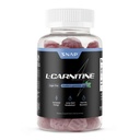 Sans sucre L Carnitine 500mg Gummy - Pré-entraînement naturel supplément L-Carnitine - Augmentation de l'énergie, récupération plus rapide, stimuler le métabolisme, préentraînement pour les femmes et les hommes, Blueberry Flavor (60 Gummies)