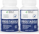 Prostatite avancée PROSTASOLV Supplément du SPPC, Capsules véganes, Bromelain Quercetin, Extrait de graines de citrouille, Lycopène, BioPerine pour la santé pelvienne (2)