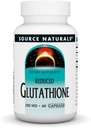 Source Naturals Glutathione, Supplement for Liver Support*, 250mg - 60 Capsules