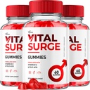(3 Pack) Gommies Vital Surge, Gommies Vital Vita Surge Advanced Extra Strength Formule 1000MG Vigor Supplément Vitamine Homme - Vitalsurge Vitasurge Tous les ingrédients naturels Delicious Chews (180 Gommies)