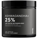 Toniiq Ashwagandha – 40:1 Extrait concentré – 25% Withanolides – Sauvages récoltés en Inde – Très biodisponible avec du poivre noir – Testé en troisième partie – 120 capsules – 1 300mg par portion