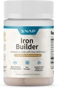 Suppléments Snap Natural Iron Builder Suppléments, 21mg Pills de fer pour augmenter l'énergie, le métabolisme et la digestion, Absorber rapidement les vitamines organiques nutriments (60 capsules)