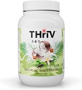 Thriv THriV Nutrition - Poudre de protéines organiques à base de plantes, chocolat ou vanille, végétalien, sans gluten, sans OGM, sans produits laitiers, (2,5lb/1,140g) poudre (Vanilla)