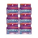 Sominex Nighttime Sleep-Aid Caplets, Maximum Strength, 16 ea (Pack of 6)