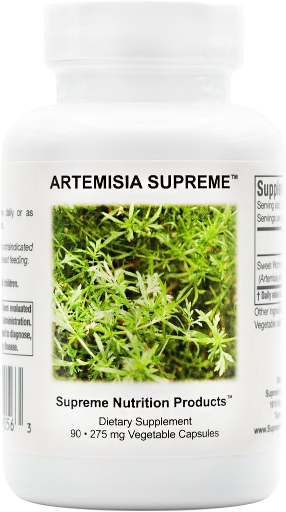 Supreme Nutrition Artemisia Supreme, 90 capsules végétariennes pures de wormwood doux