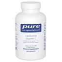 Encapsulations pures Vitamine liposomique C - Supplément de soutien immunitaire* - Nourrissement antioxydant - Vitamine quotidienne - Sans OGM et sans gluten - 120 capsules