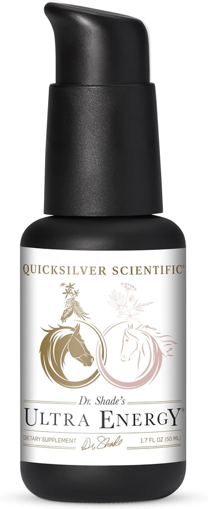 Quicksilver Scientific Dr. Shade Ultra Energy - Liposomale Adrénal Adaptogène, Énergie + Supplément de soutien cognitif avec Rhodiola, Reishi, Ashwagandha pour les femmes + hommes (1,7 fl oz / 50ml)