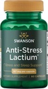 Swanson Formule anti-stress pour femmes (Lactium) - aide à contrer le stress, favorise la relaxation et le soutien du sommeil - (60 Capsules, 167mg) 1 Pack