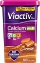 Viactiv Calcium Plus Supplément vitamine D Mâches molles, Caramel, 100 Compte