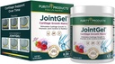 Purity Products JointGel Formula Collagen Peptides + MSM - Supporte la flexibilité des joints + Fortify Joint Cartilage - Poudre de baie - 30 jours d'approvisionnement