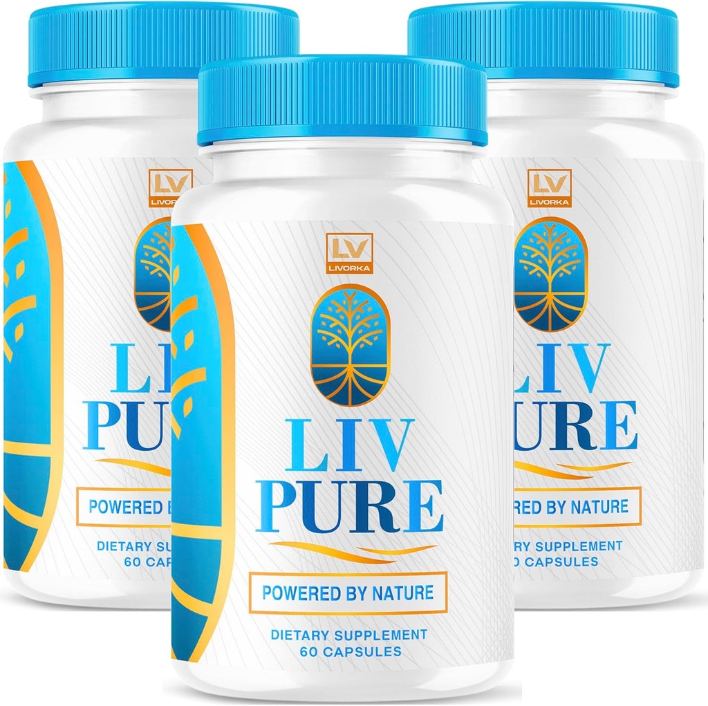 (3 Pack) Liv Pure, Liv Pure Reviews, Liv Pure Pills, Liv Pure Pills Reviews, Livpure, Liv Pure Capsules Foie, LivPure Pill Now en Capsules, 180 Capsules pour 90 Jours.