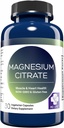 MD. Life Citrate de magnésium 250 mg – 60 Capsules – Supplément de Citrate de magnésium à haute absorption – Capsules faciles à avaler pour le soutien musculaire, nerveux, cardiaque, du sommeil et des os