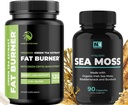 Irish Sea Moss and Green Tea Weight Loss Pills.com Booster de métabolisme et soutien thyroïdien avec Bladderwrack, Burdock Root & Green Coffee.com