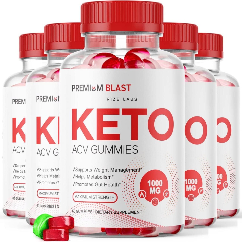 les laboratoires de taille - Premium Blast Keto ACV Gummies pour la perte de poids, formule avancée, vinaigre de cidre de pomme pour la gestion du poids, la résistance maximale (300 Gummies) (paquet de 5)