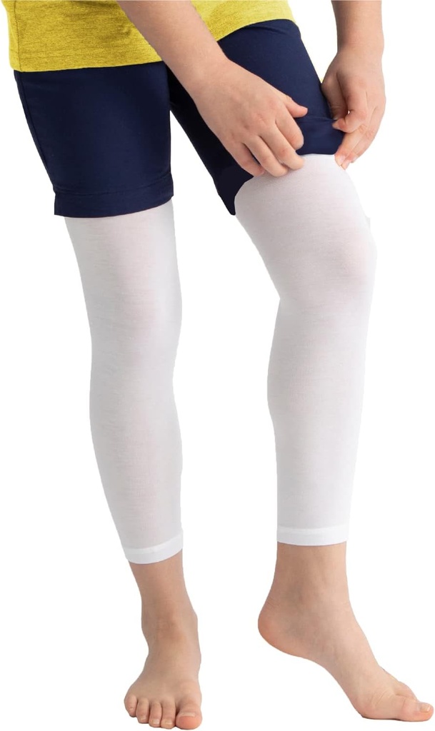 AD RescueWear Ultra-Soft Non-Itch Eczema Pantalons pour enfants, Vêtements Eco-Amis Tencel Eczema, Pas de zinc ou de colorant (3 ans)... Blanc