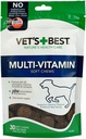 Vet's Best Multi-Vitamine Soft Chew Dog Suppléments - Vitamines pour chiens - Soutiens chiens santé physique et mentale - 30 jours d'approvisionnement