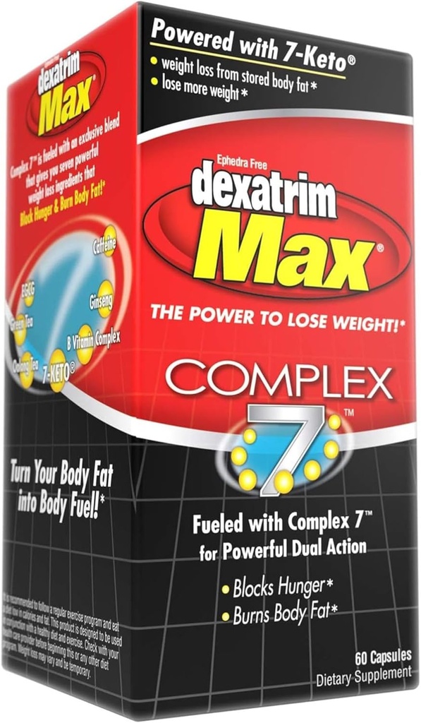 EH95 LLC Stacker Dexatrim Max Complex-7 Capsules 60 Compte