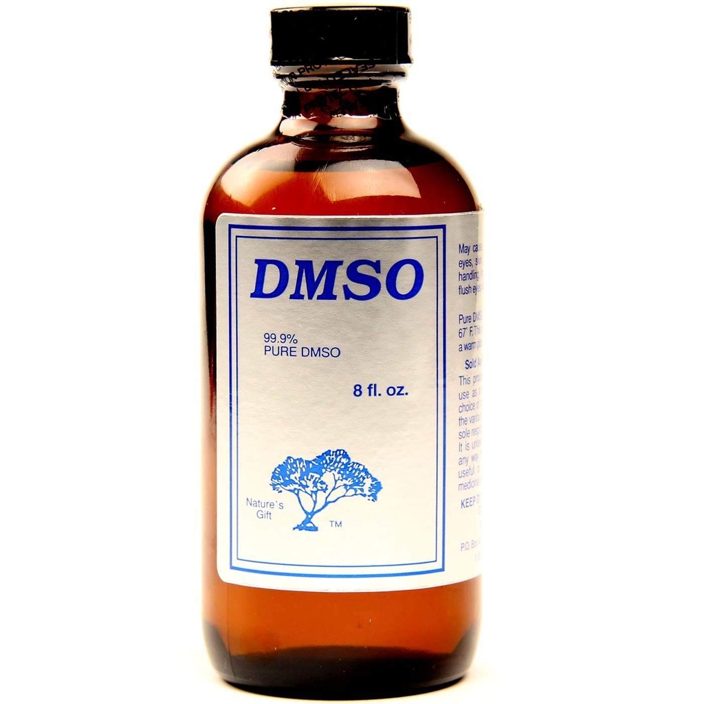 Don de la nature 99,9% DMSO liquide - bouteille en verre 8 Fl Oz